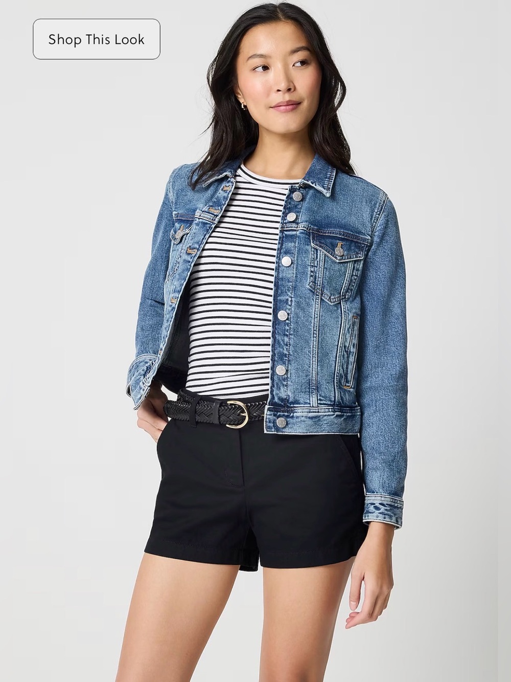 J. Crew 3.5" classic chino short in Black Size 2